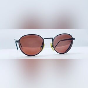 Metalflex Gunmetal Oval Sunglasses Frames Only